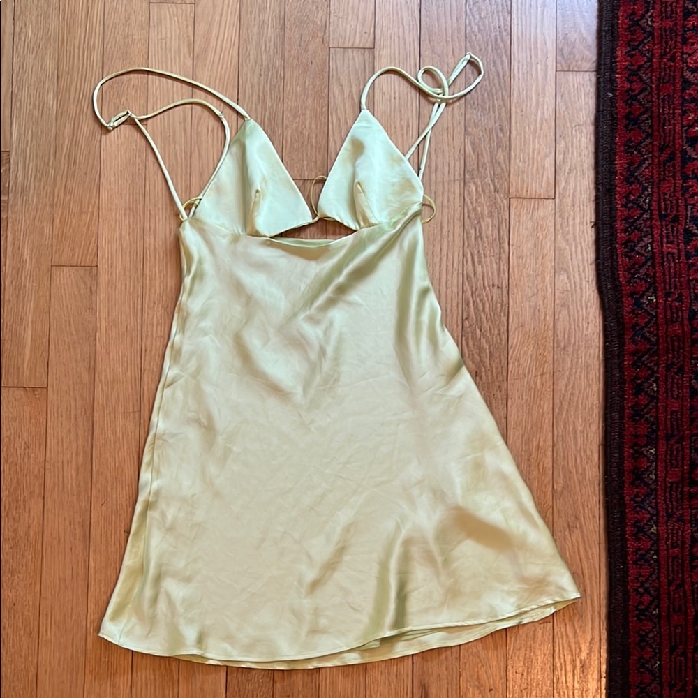 Chic Yellow Slip Dress